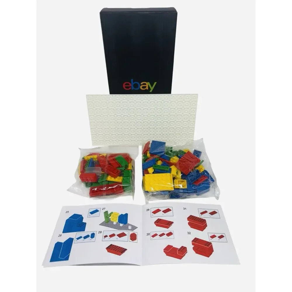 eBay Logo LEGO Set Unassembled Red Blue Yellow Green Building Toy New Limited ED